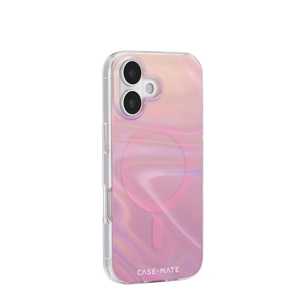 Case-Mate 6.3in Iridescent Peach Bubble MagSafe Phone Case for iPhone 17 — image 2