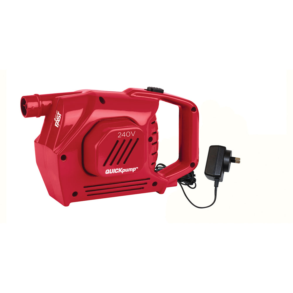 Coleman Quickpump 240V Air Pump Outdoor Camping/Hiking Equipment Set 18.4x14.1cm