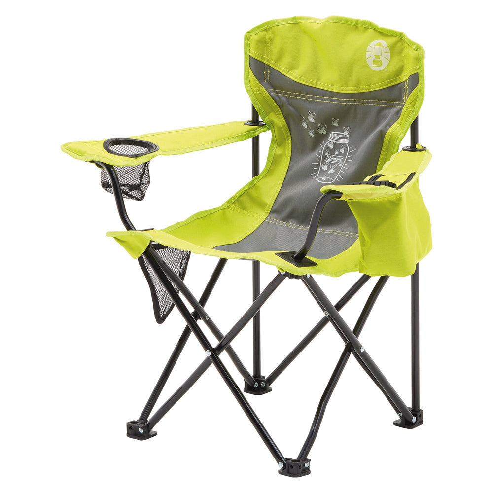 Coleman Chair Quad Kids Fyrefly Illumi Bug Camping Outdoor Equipment — Green