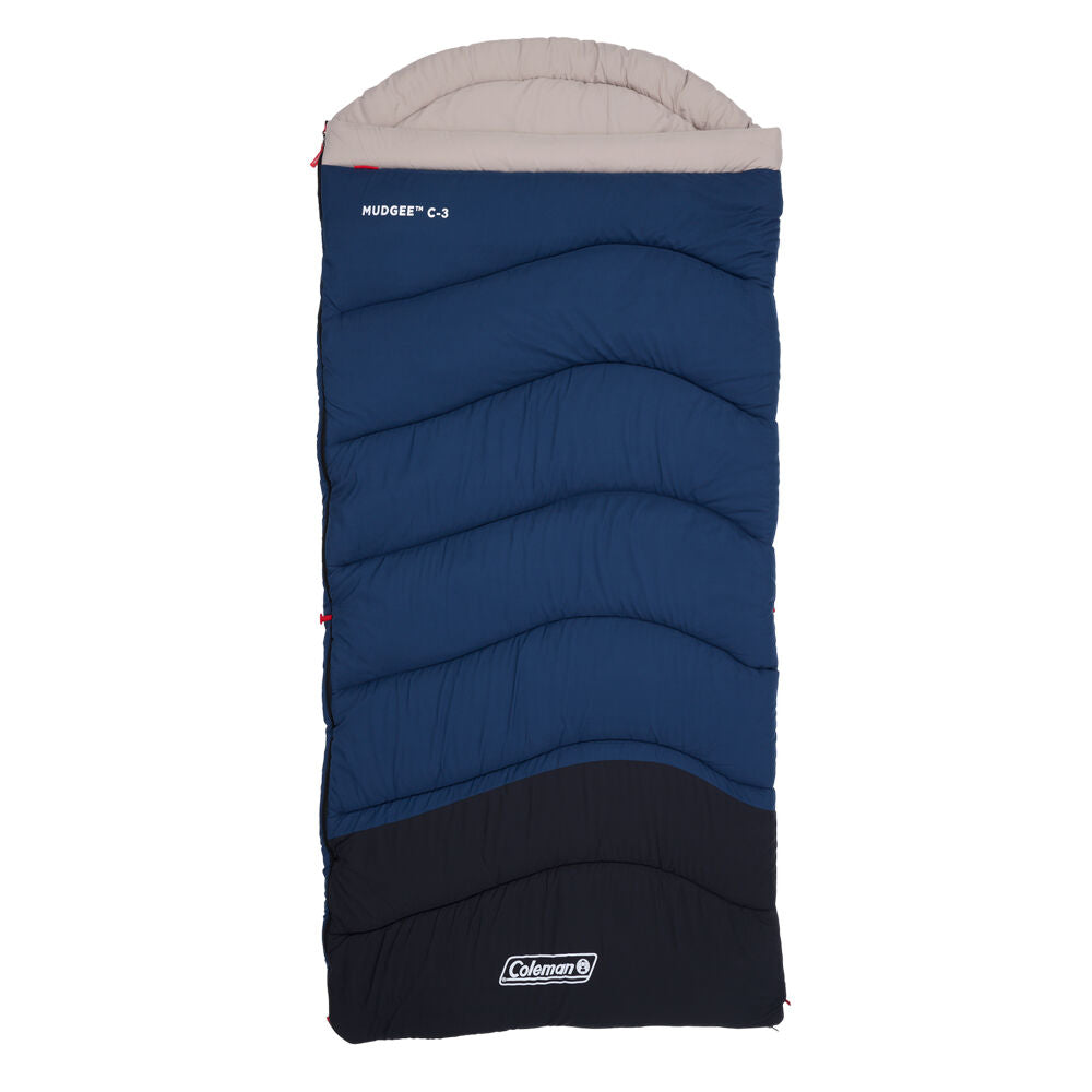 Coleman 225x80cm Blue Sleeping Bag Mudgee –3 °C Tall/Extra Length