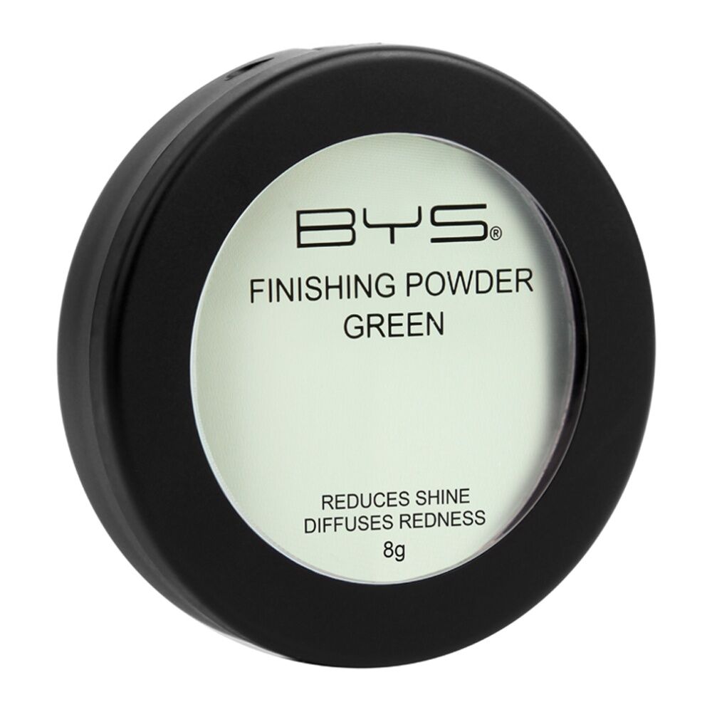 BYS 8g Finishing Powder Translucent Matte Face Makeup Beauty Cosmetics Green — image 2