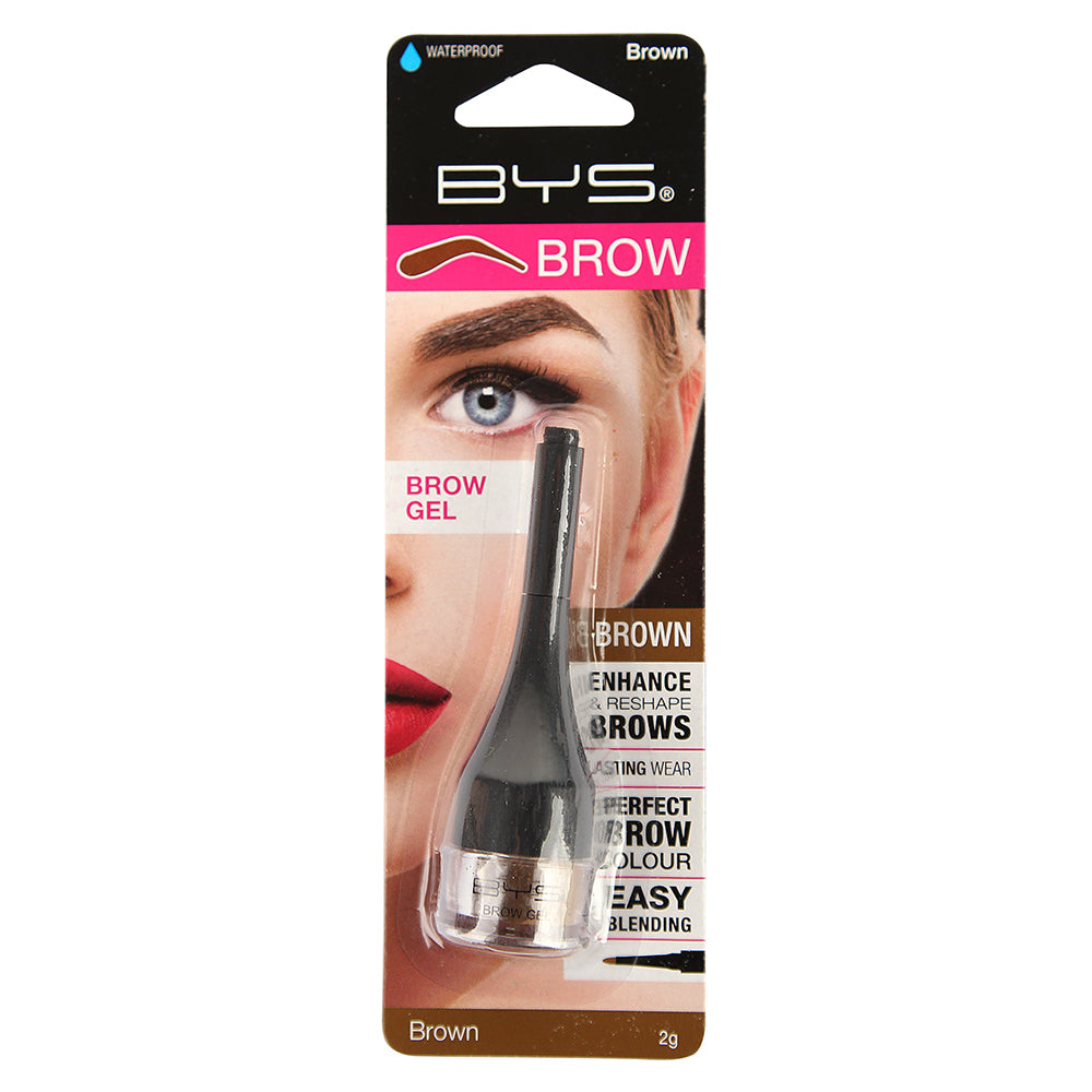 BYS 2g Eyebrow Gel Waterproof Blending Cosmetics Beauty Brow Face Makeup Brown — image 2