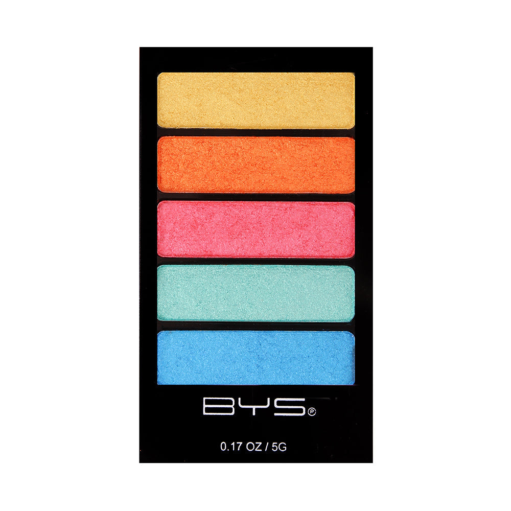 BYS Jelly 5g Eyeshadow Palette Cosmetic Eye Makeup Beauty Party Time 5 Shades — image 2