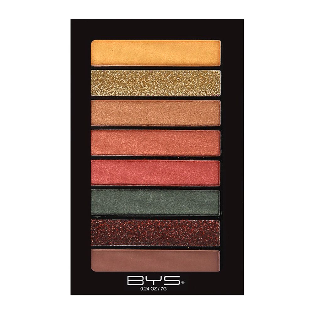 BYS 7g Eyeshadow Palette Makeup/Cosmetics/Beauty Jungle Rock 8 Shade Cosmetic