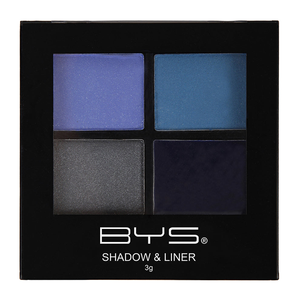 BYS 3g Shadow & Liner Eye Makeup/Cosmetics/Beauty Palette Indigo Sky 5 Shades — image 2