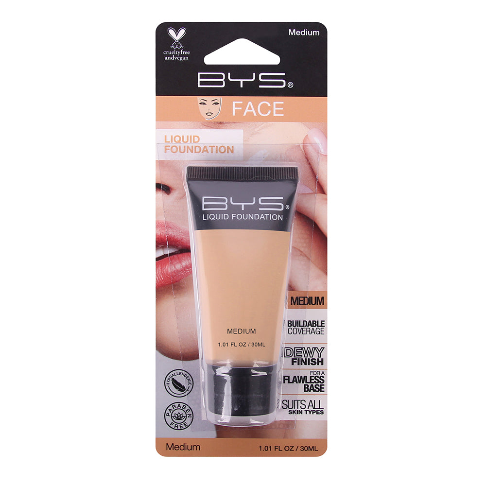 BYS 30ml Tube Liquid Foundation Face Makeup Cosmetic Buildable Coverage Medium — image 2