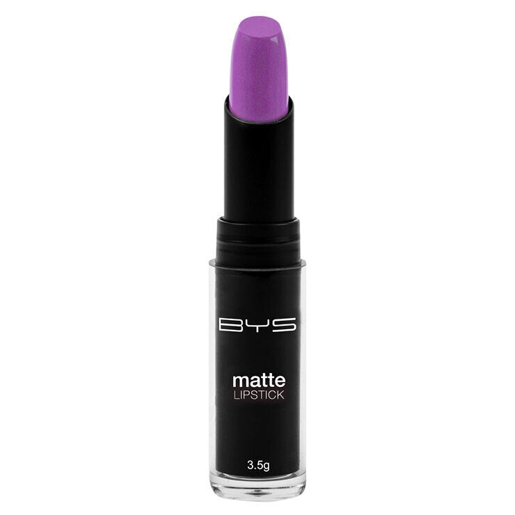 BYS 3.5g Matte Lipstick Velvet Cream Lip Colour Makeup Cosmetic Viva Violetta (2 Pack) — image 2