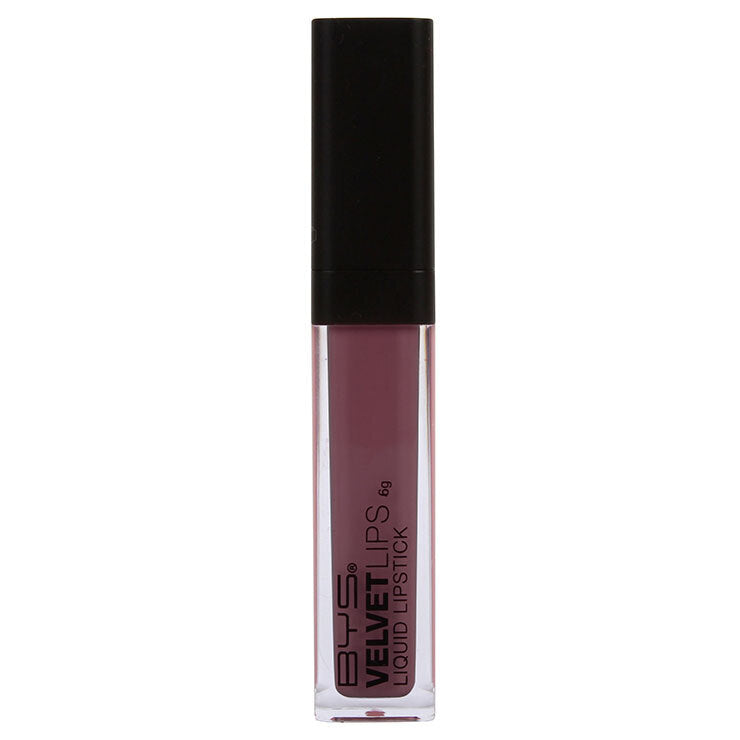 BYS Velvet Cream Soft Plush Lipstick Lip Colour Cosmetics Makeup Wicked Plum 6g