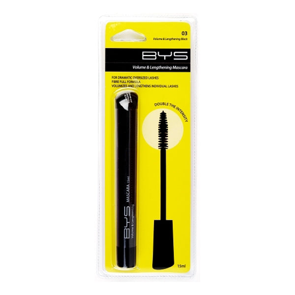 BYS Volume/Lengthening Mascara Beauty Face Eyelash Cosmetic Eye Makeup BLK 15ml — image 2