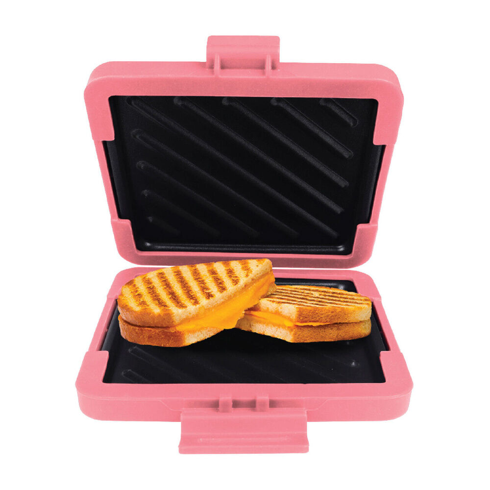 Laser Microwave Toastie Maker Flamingo Dishwasher Safe Non-Stick Pink