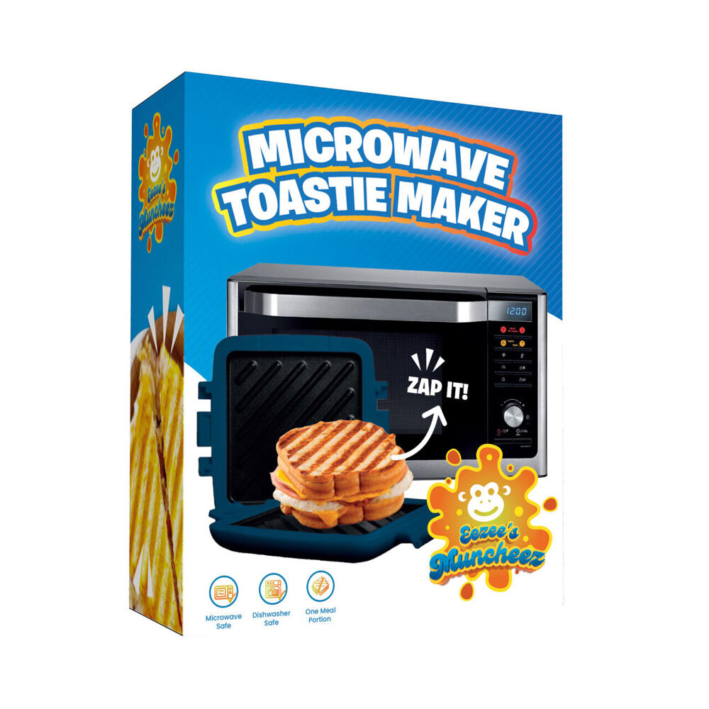 Laser Blue Non-Stick Dishwasher Safe Heatwave Technology Microwave Toastie Maker — image 2