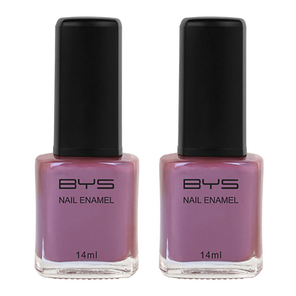 BYS 14ml Nail Polish Heart Breaker Purple (2 Pack)