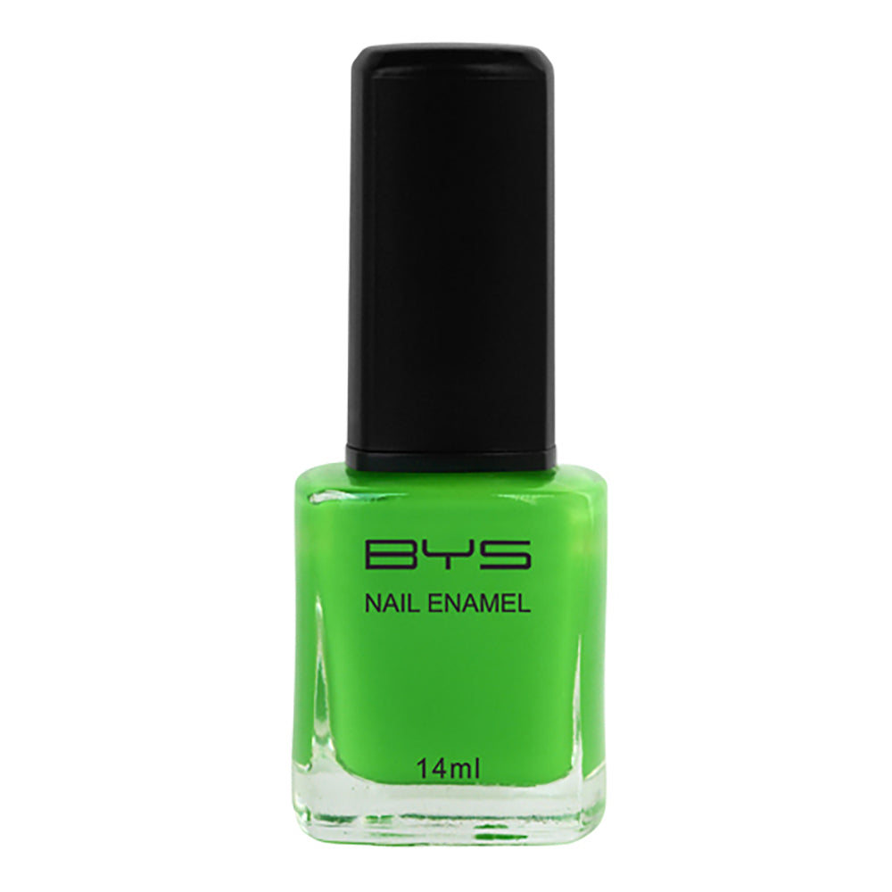 BYS Flash Dance Nail Polish Enamel Lacquer Gloss Lasting Quick Dry 14ml Green — image 2