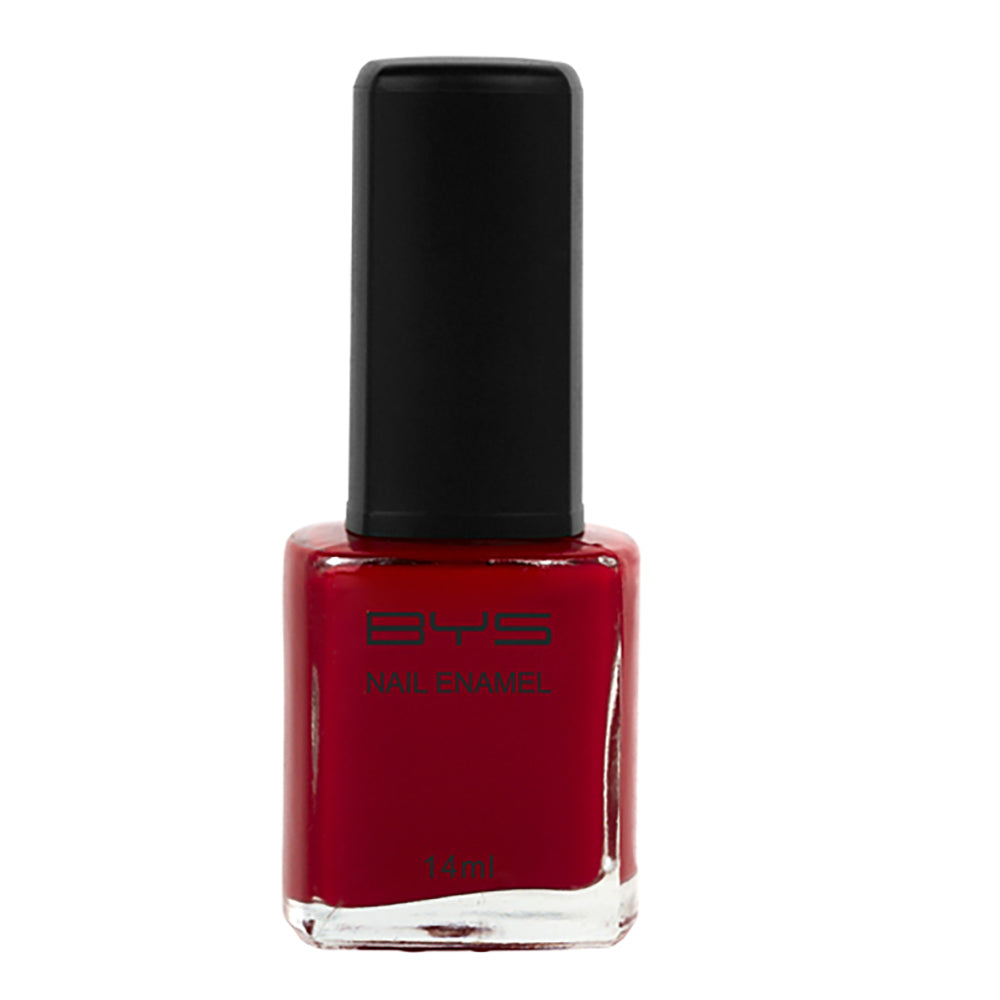BYS Rebel Red Nail Polish Enamel Lacquer Gloss Chip Resistant Quick Dry 14ml — image 2