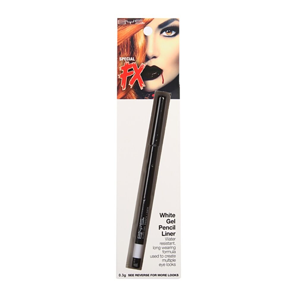 BYS 0.3g Water Resistant Gel Pencil Eye Liner White Twist Makeup Beauty Cosmetic