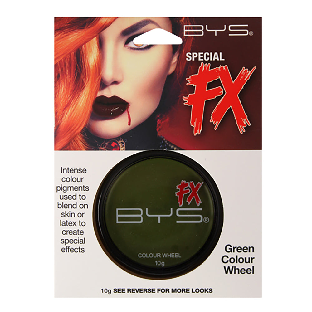 BYS Special FX Green Colour Wheel Costume Makeup/Cosmetics Creamy/High Pigment — image 2