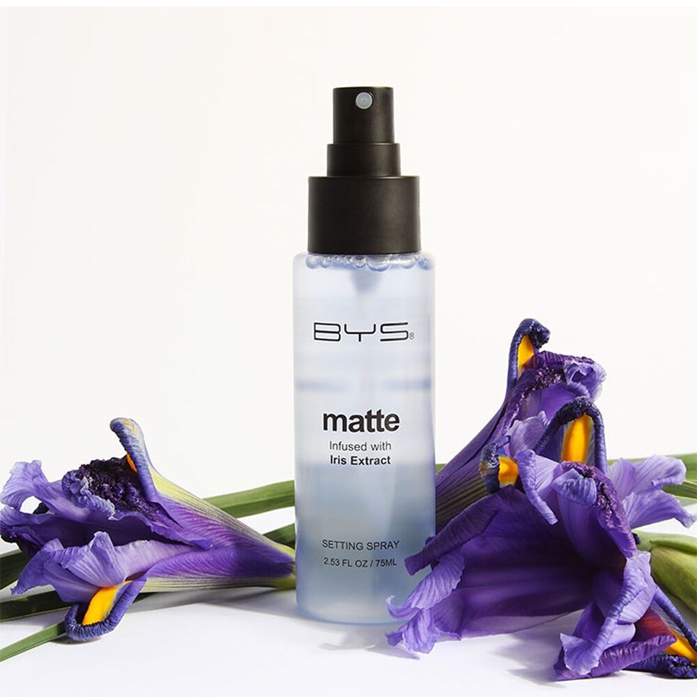 BYS Matte Skin Face Makeup 75ml Setting Spray Lightweight Mist w/ Iris Extract — image 2