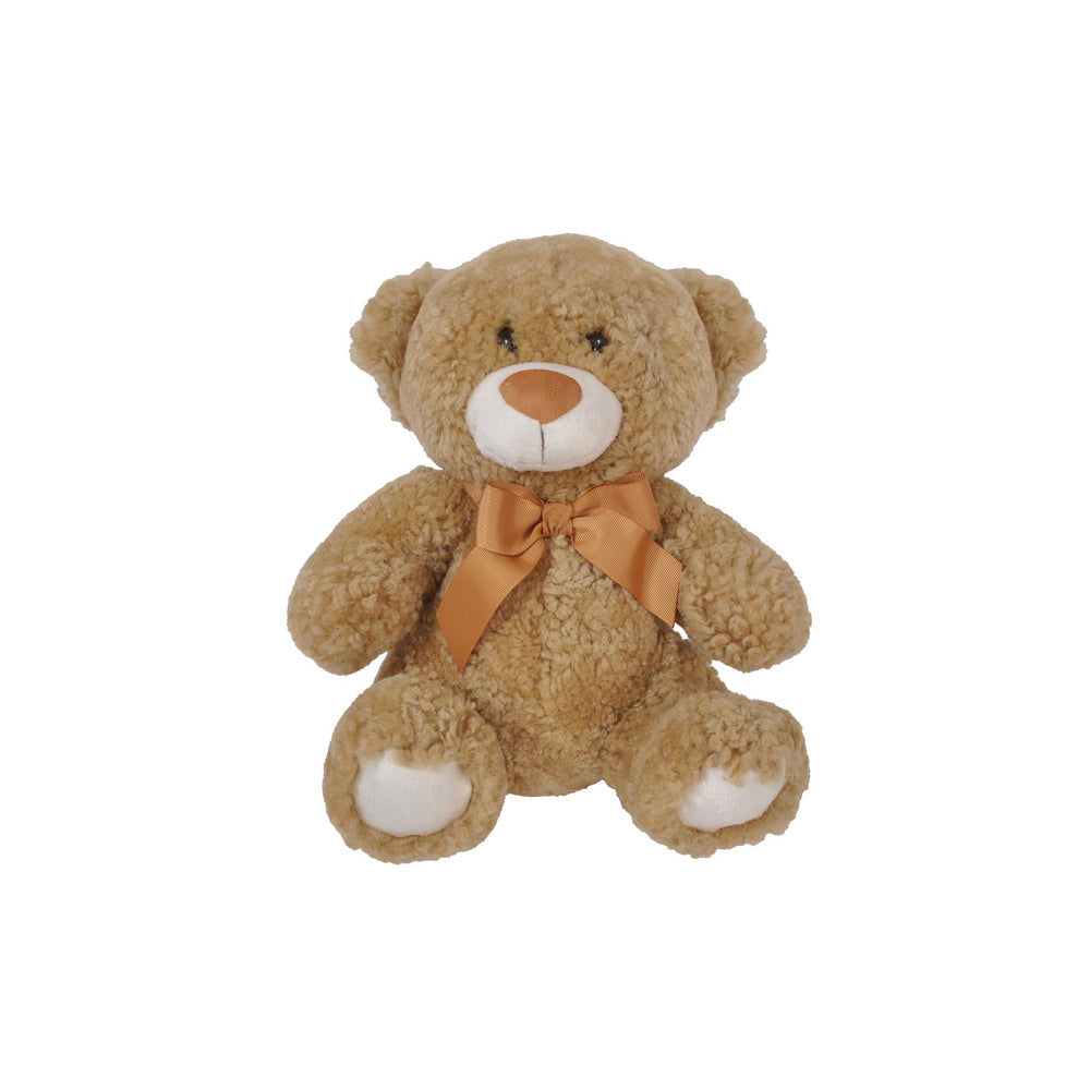 Huxford Grove Shorn Curly Oscar Teddy Bear Kids Soft Cuddle Toy 30cm Honey