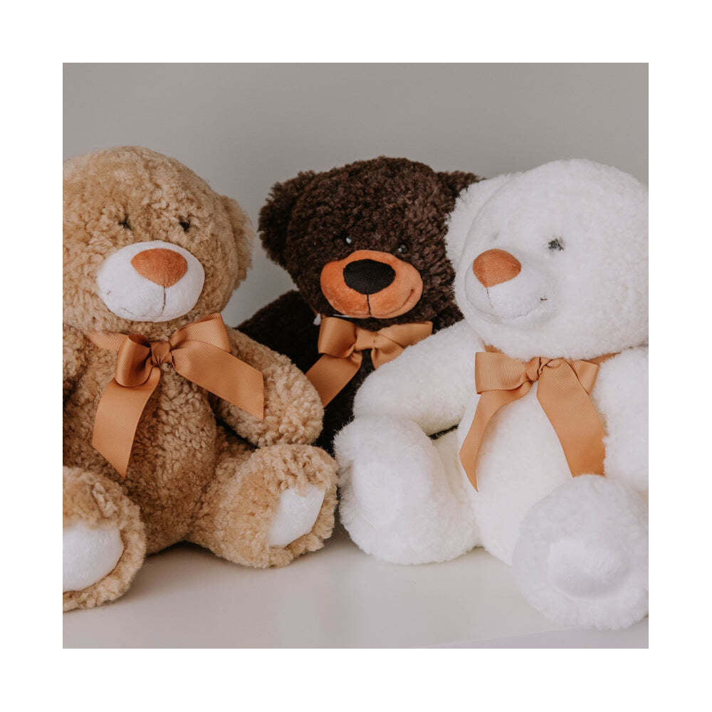 Huxford Grove Shorn Curly Oscar Teddy Bear Kids Soft Cuddle Toy 30cm Honey — image 2