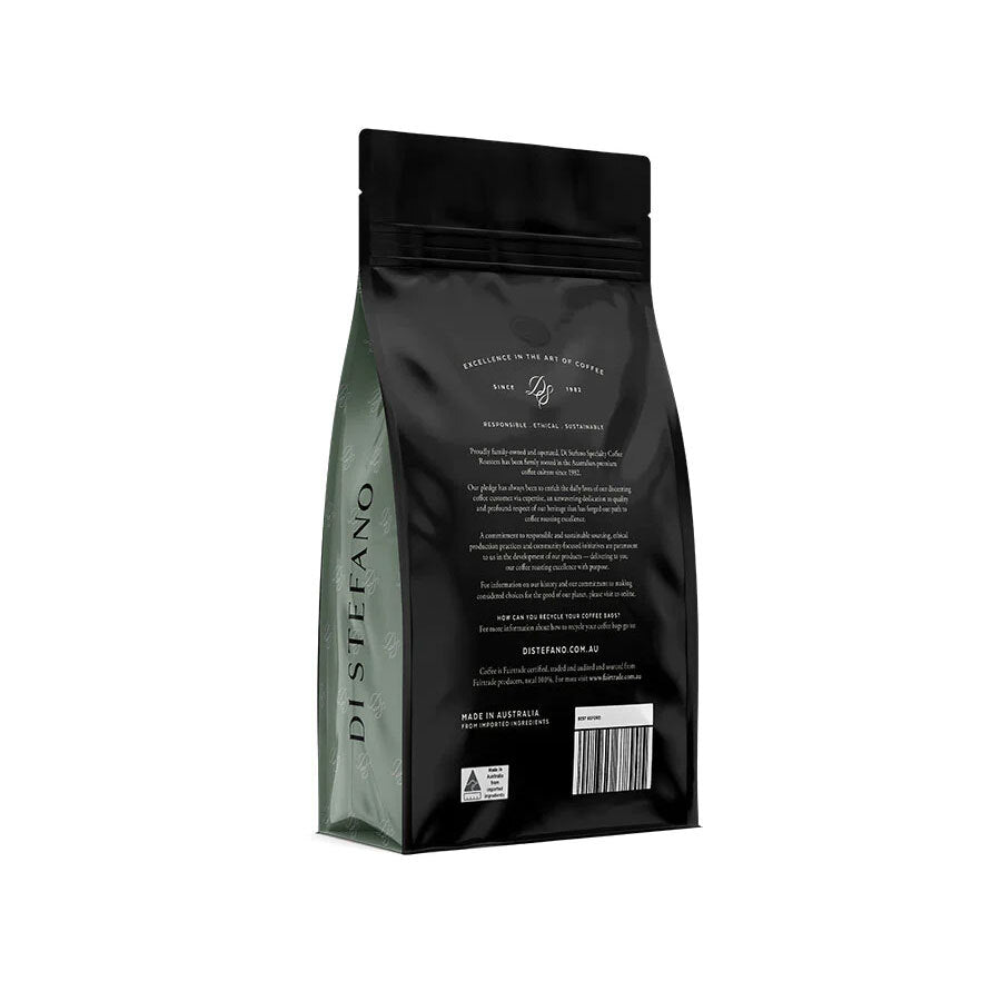 DI Stefano Medium Roast Coffee Beans Specialty Fair Trade 1735 Blend 250g Drink — image 2