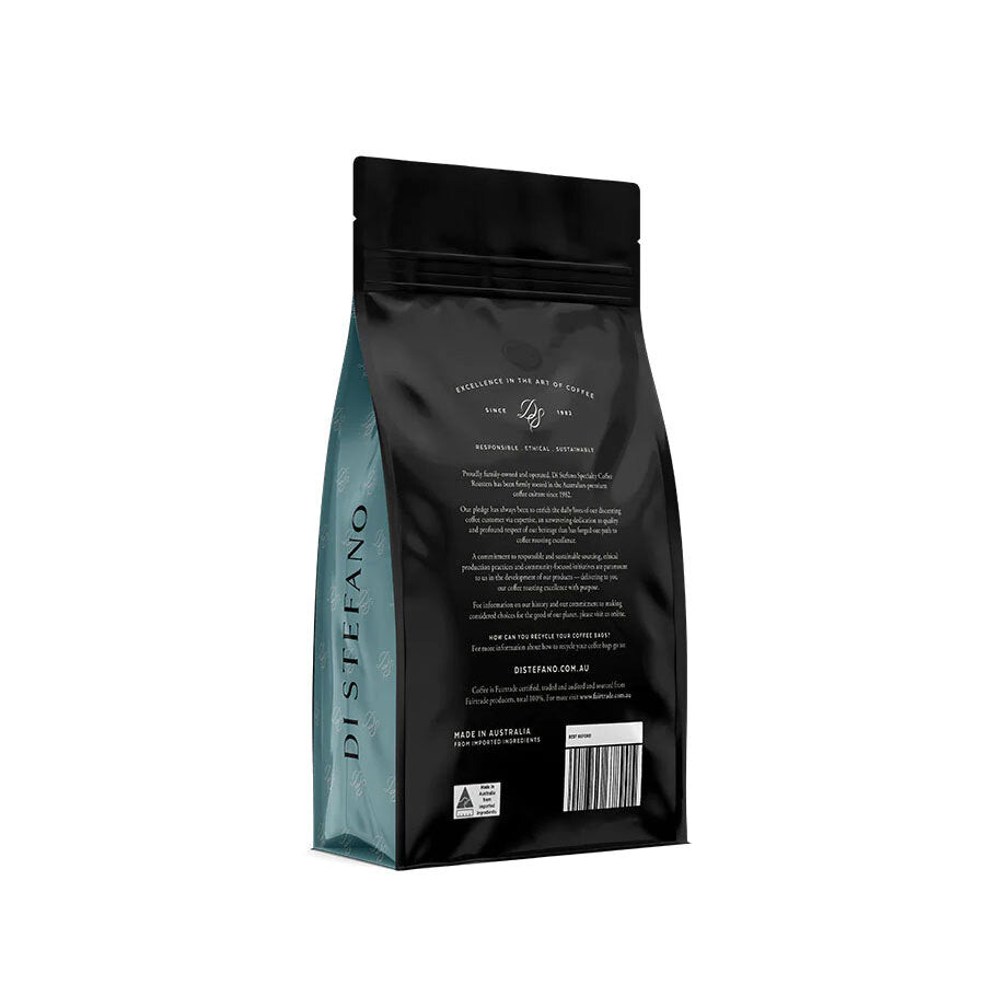 DI Stefano Swiss Water Decaf Coffee Beans Decaffeinato Medium To Dark Roast 250g — image 2