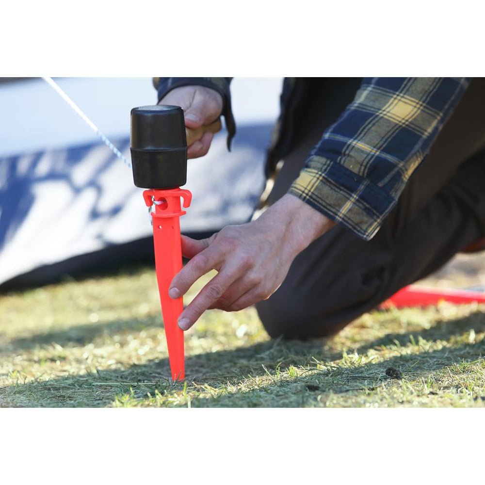 Coghlans Camping Stakes Outdoor 28cm Ground Spike Tent/Awning Peg Accessory Red — image 2