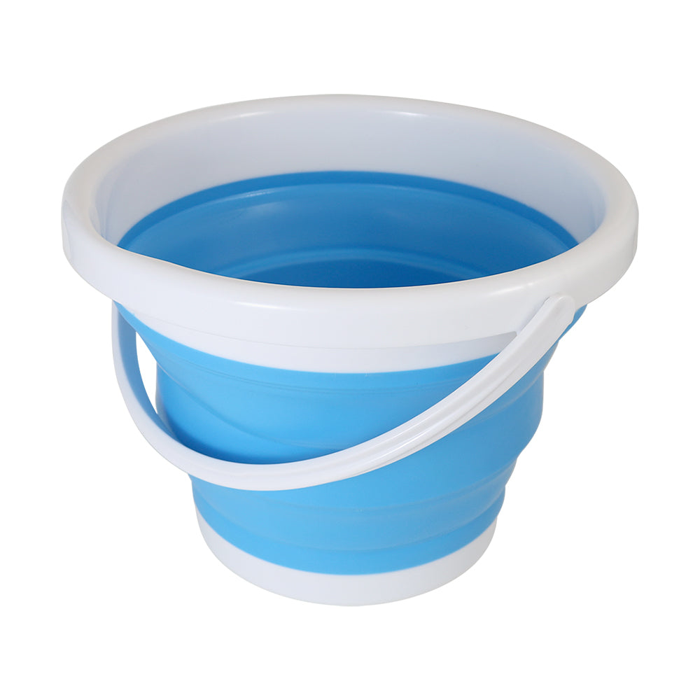 Coghlans Collapsible /25.5cm Bucket Carry Basket Container Storage/Holder Blue — 5l