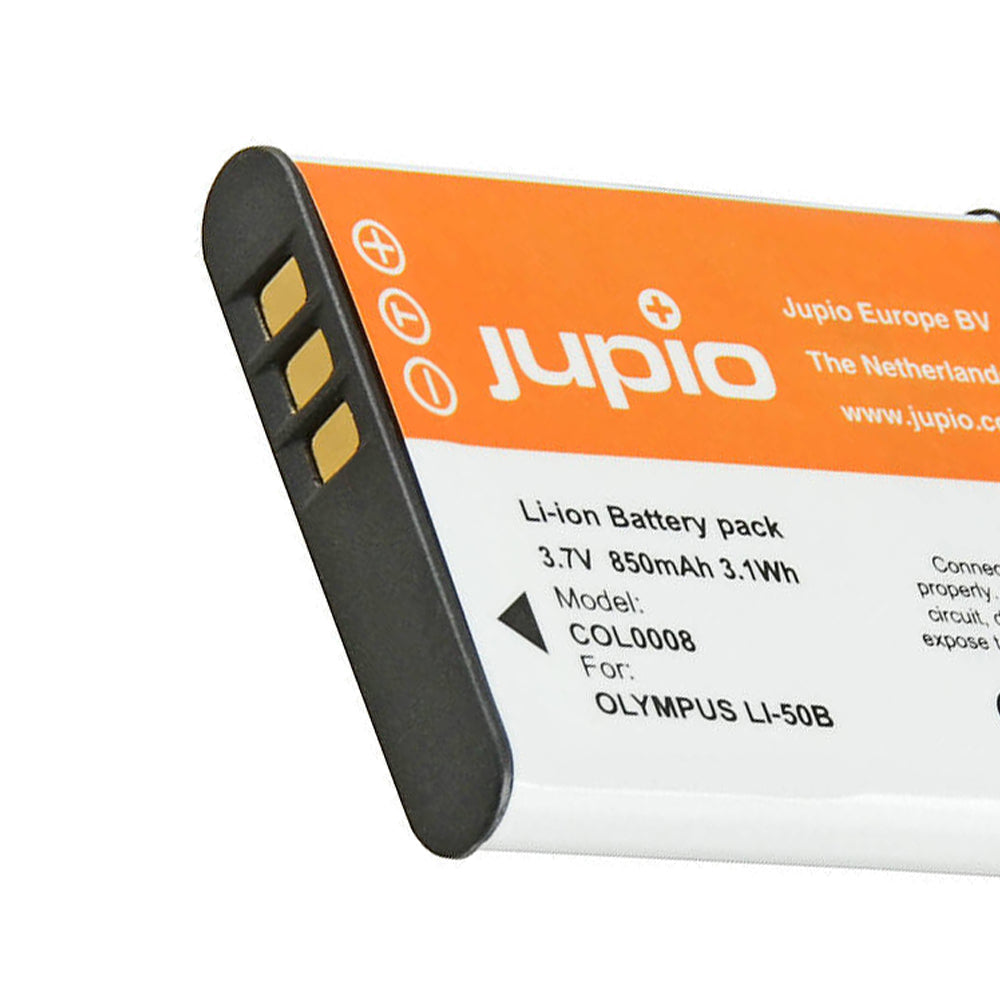 Jupio Li-Ion 3.7V 850mAh Rechargeable Battery For Olympus Li-50B Digi Camera — image 2