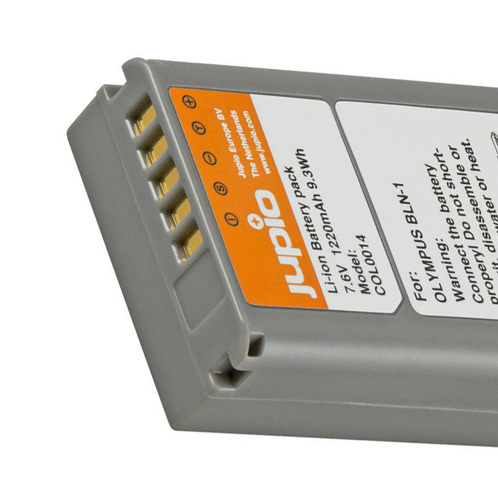 Jupio Li-Ion 7.6V 1220mAh Rechargeable Battery For Olympus BLN-1 Digi Camera