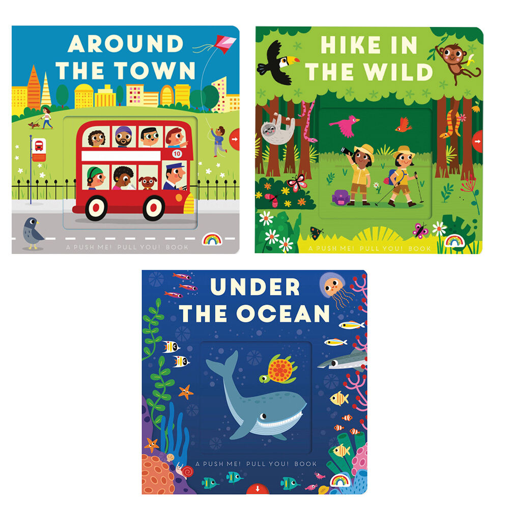 Really Decent Books 1y+ Kids's Activity - Push Me, Pull You Series (3 Pack)