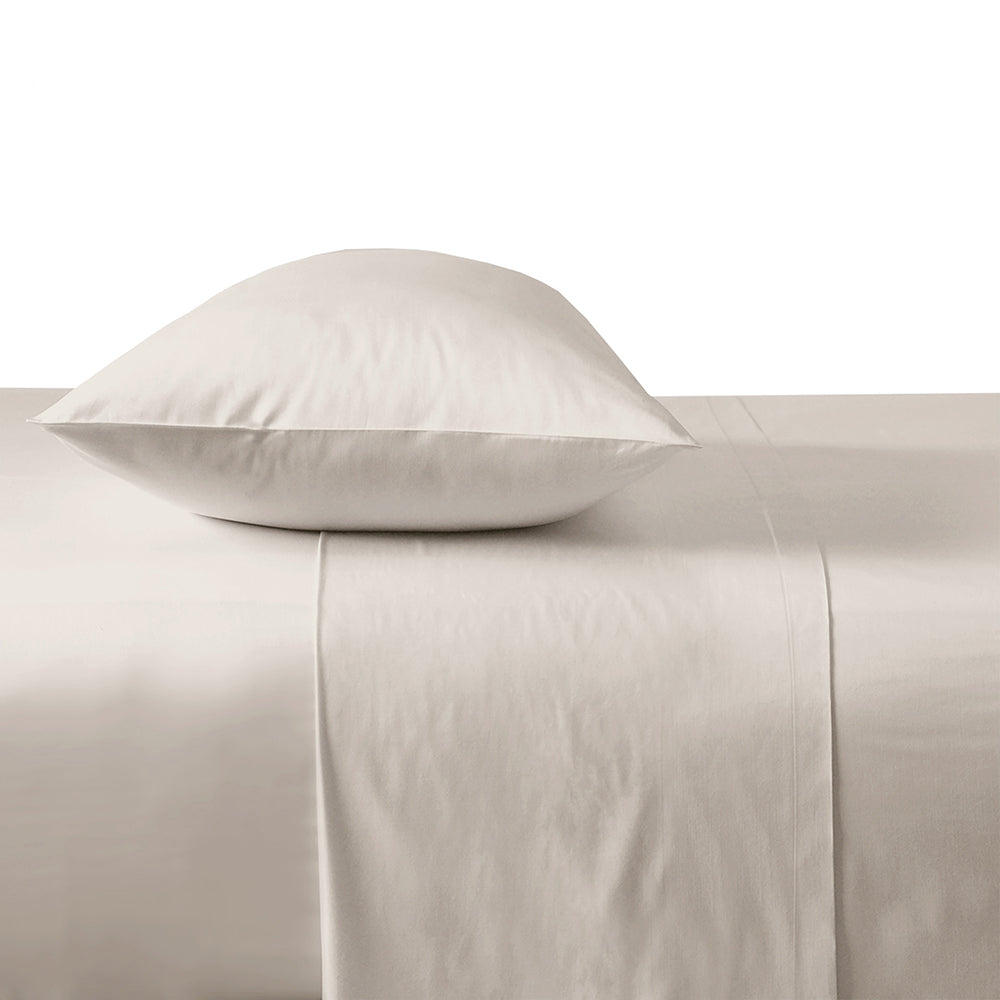 Bambury Bed Chateau Flat Sheet Mocha Ultra Soft Home Bedding — Queen