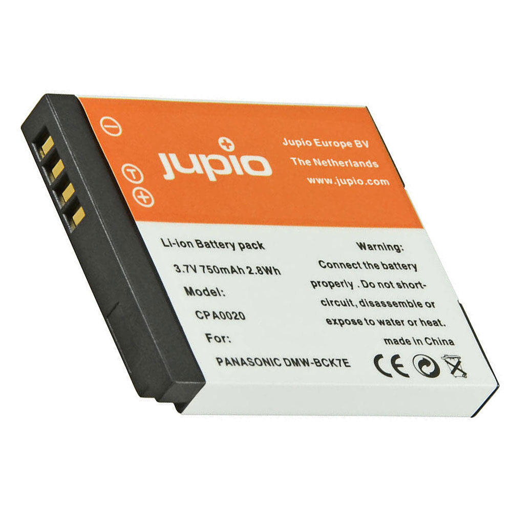 Jupio Li-Ion 3.7V 750mAh Rechargeable Battery For Panasonic DMW-BCK7E Camera — image 2
