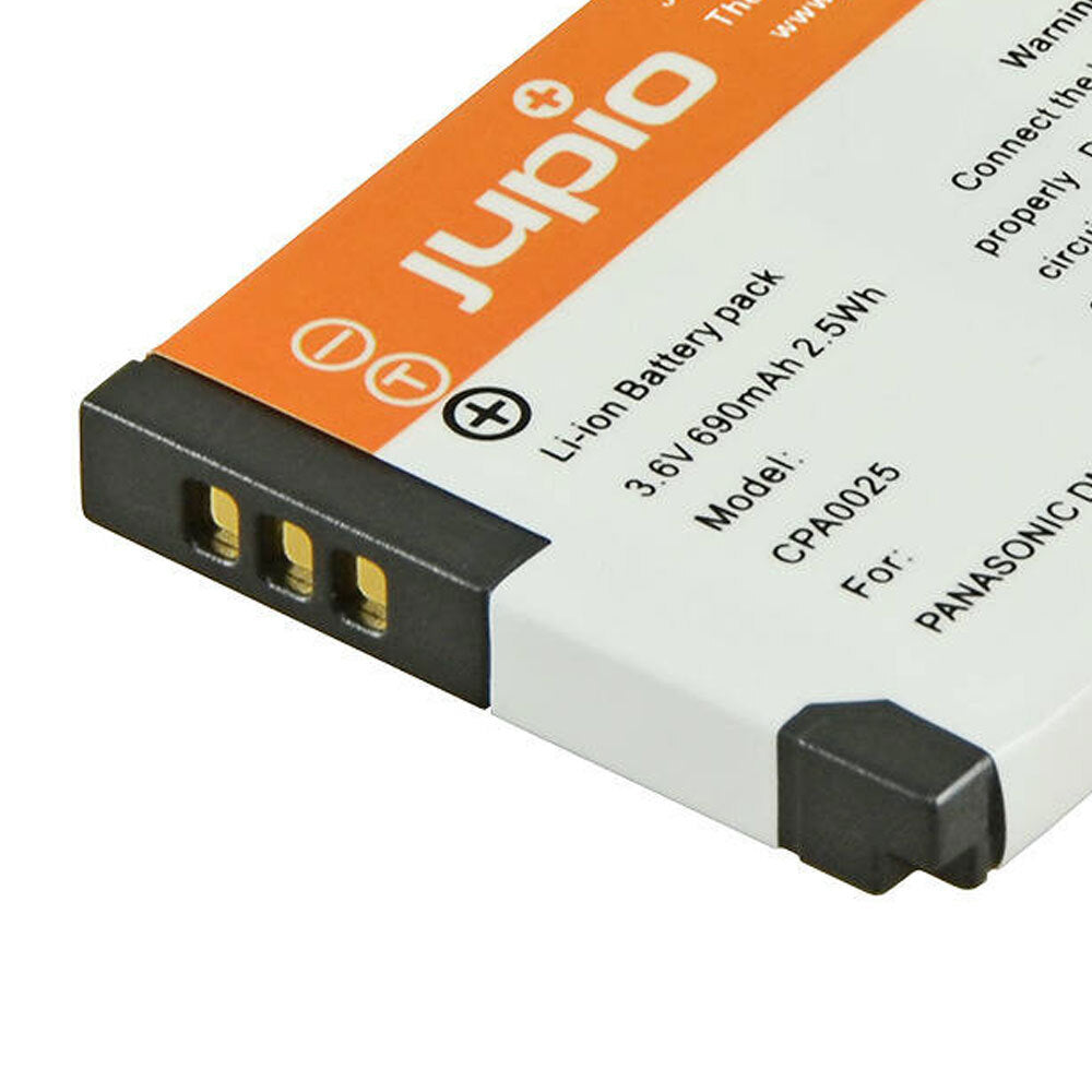 Jupio Rechargeable Li-Ion 3.6V 690mAh Battery For DMW-BCL7 Panasonic Camera — image 2
