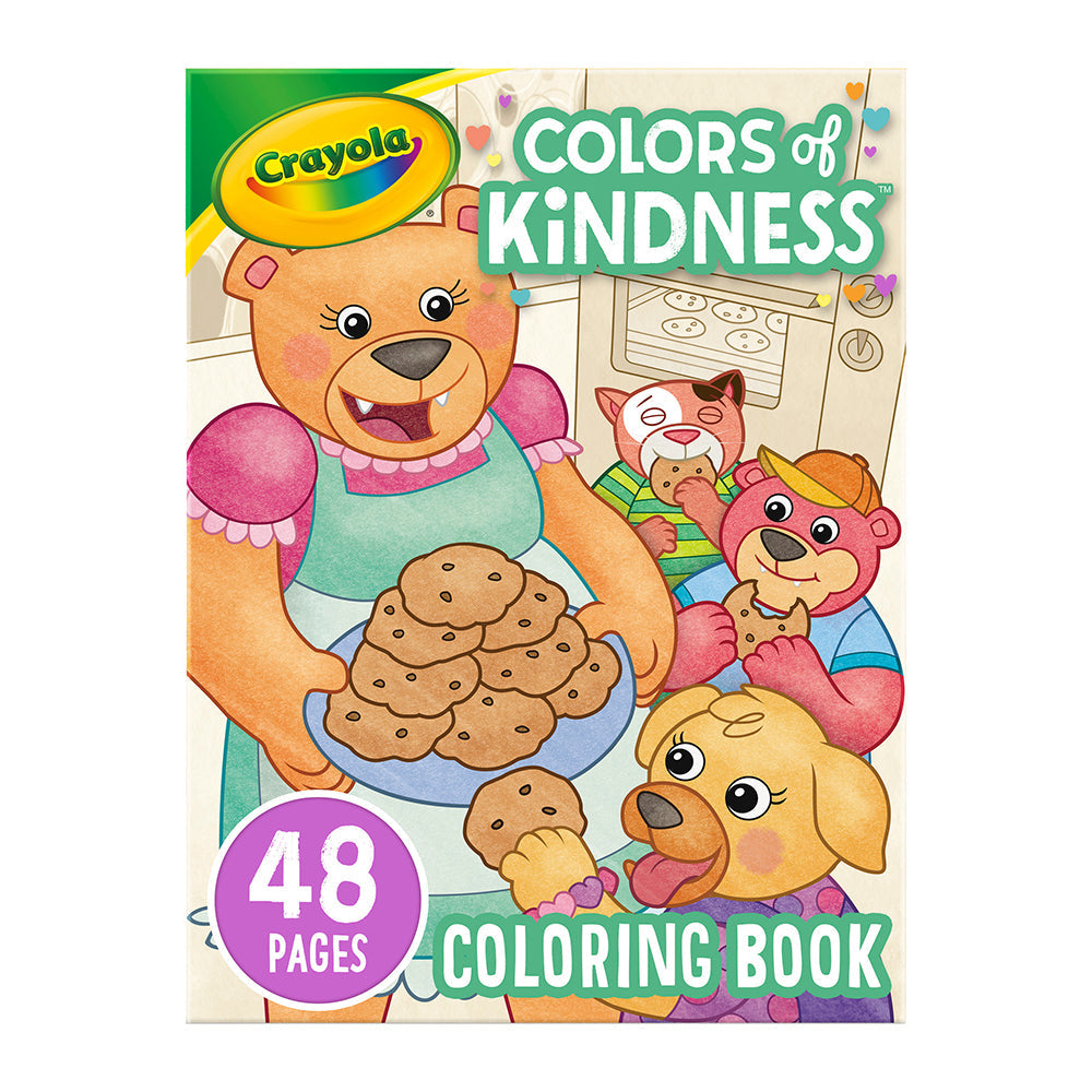 Crayola Kids Creative 48 Page Art/Draw Coloring Book Colours of Kindness 36m+