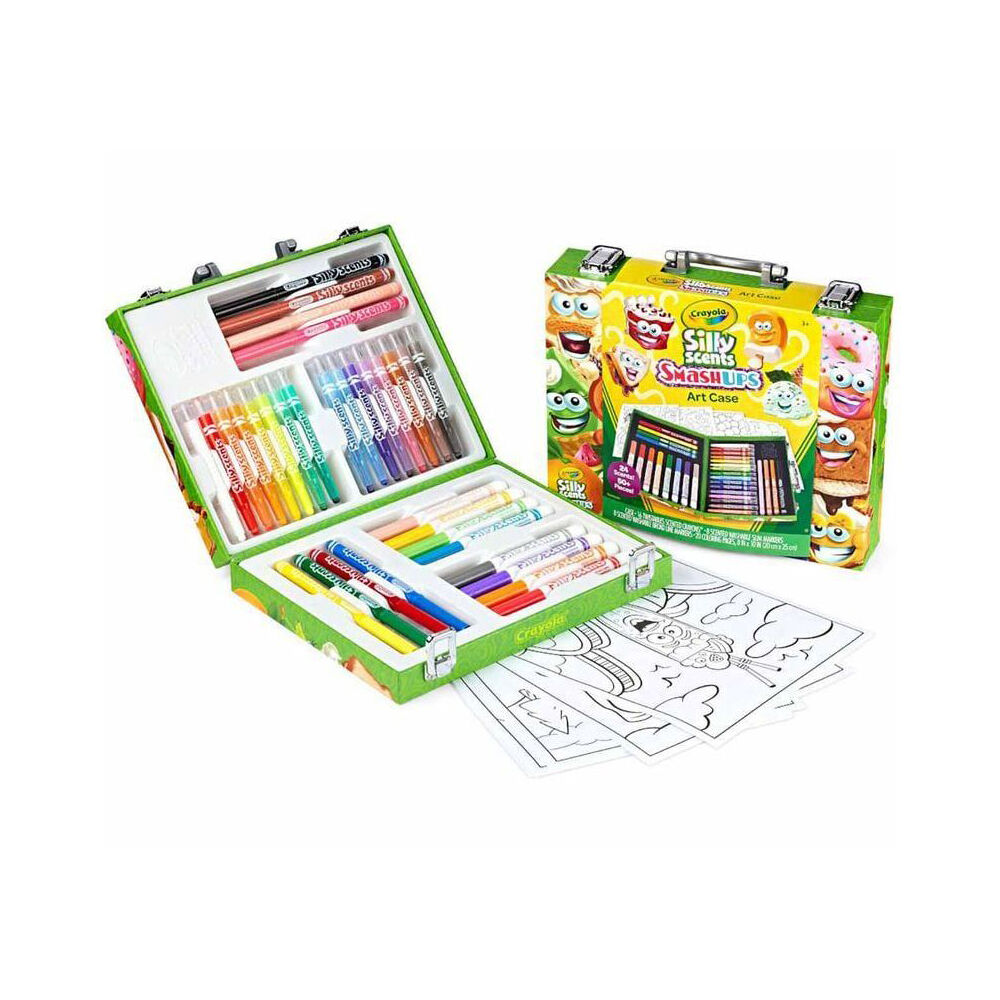 Crayola Silly Scents Smashups Art Case Markers/Crayons/Pages Kids 3y+ (50 Pieces) — image 2