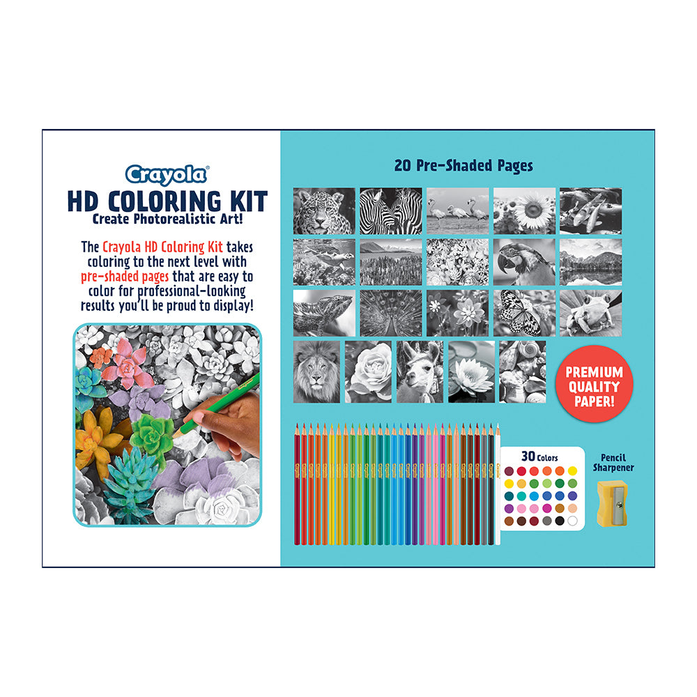 Crayola HD Coloring Kids/Childrens Pencils/Colouring Paper Art/Craft Kit 8y+ (2 Pack) — image 3