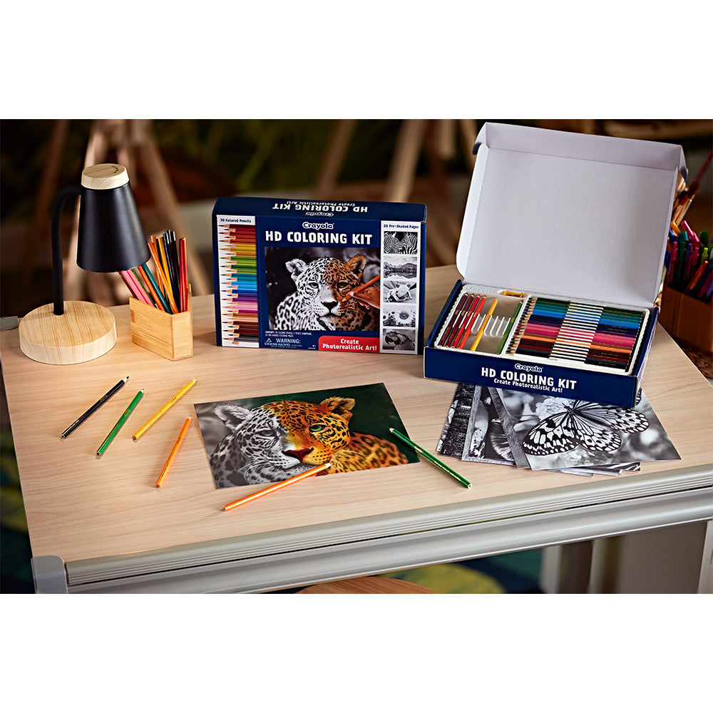 Crayola HD Coloring Kids/Childrens Pencils/Colouring Paper Art/Craft Kit 8y+ (2 Pack) — image 4
