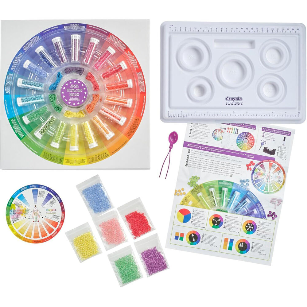 Crayola Creations Color Theory Bead Set DIY Jewelry Making Craft Kit Kids 8y+ — image 2