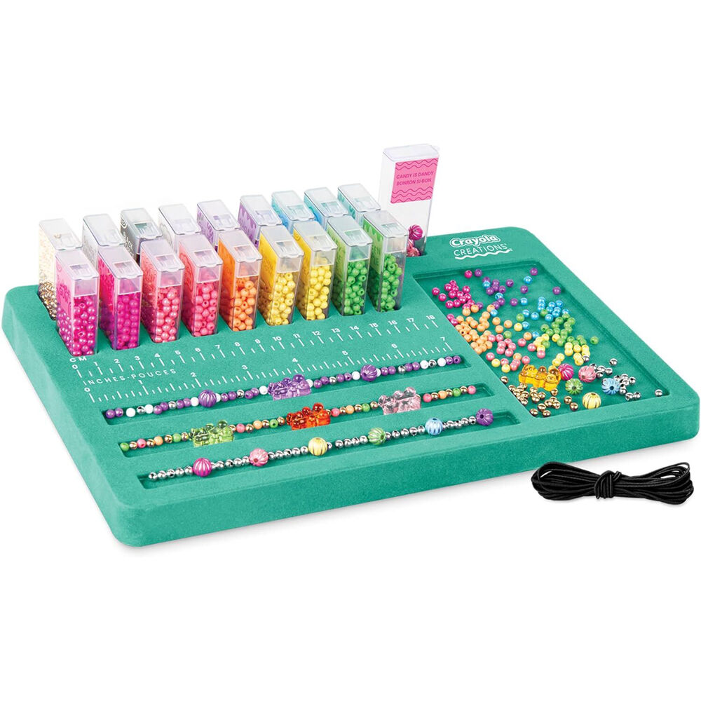 Crayola Creations Flip Top Bead Shop DIY Jewelry Making Craft Kit Kids 8y+ — image 2
