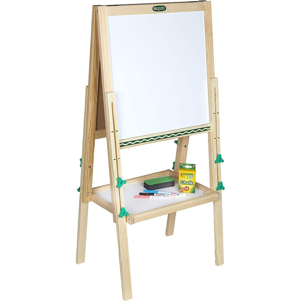 Crayola Wooden Dual-Sided Art Easel 119x45cm Art & Craft Station Kids 3y+ — image 2