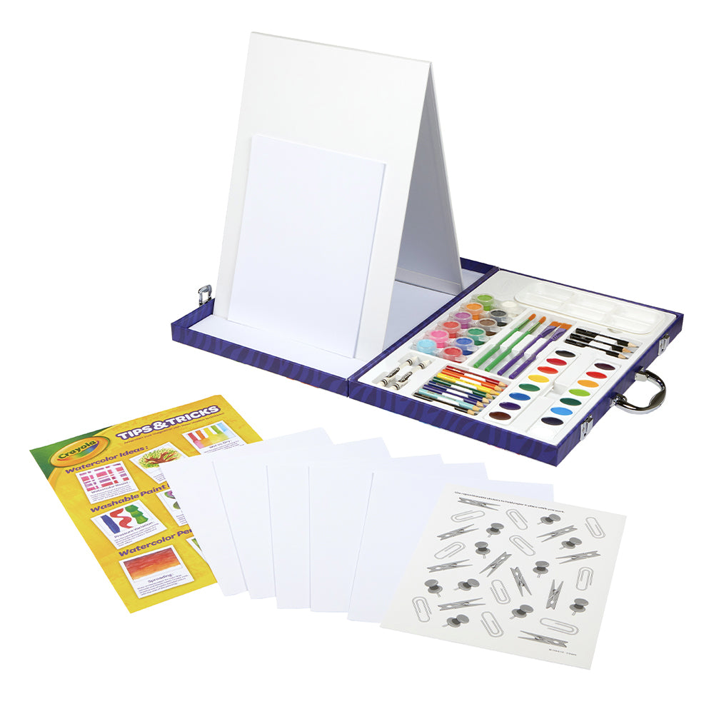 Crayola Coloured Paint & Create Easel Case Set Painting Art Kids/Children 4y+ — image 2