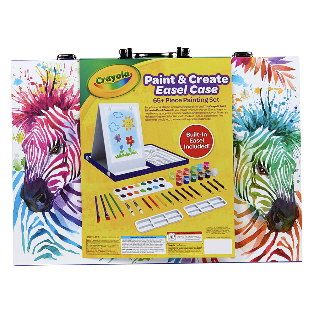 Crayola Coloured Paint & Create Easel Case Set Painting Art Kids/Children 4y+ — image 5