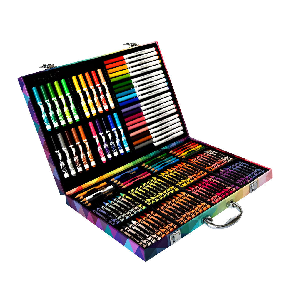 Crayola Inspiration Art Portable Case Set w/ Pencils/Markers For Kids 5+ (140 Pieces)