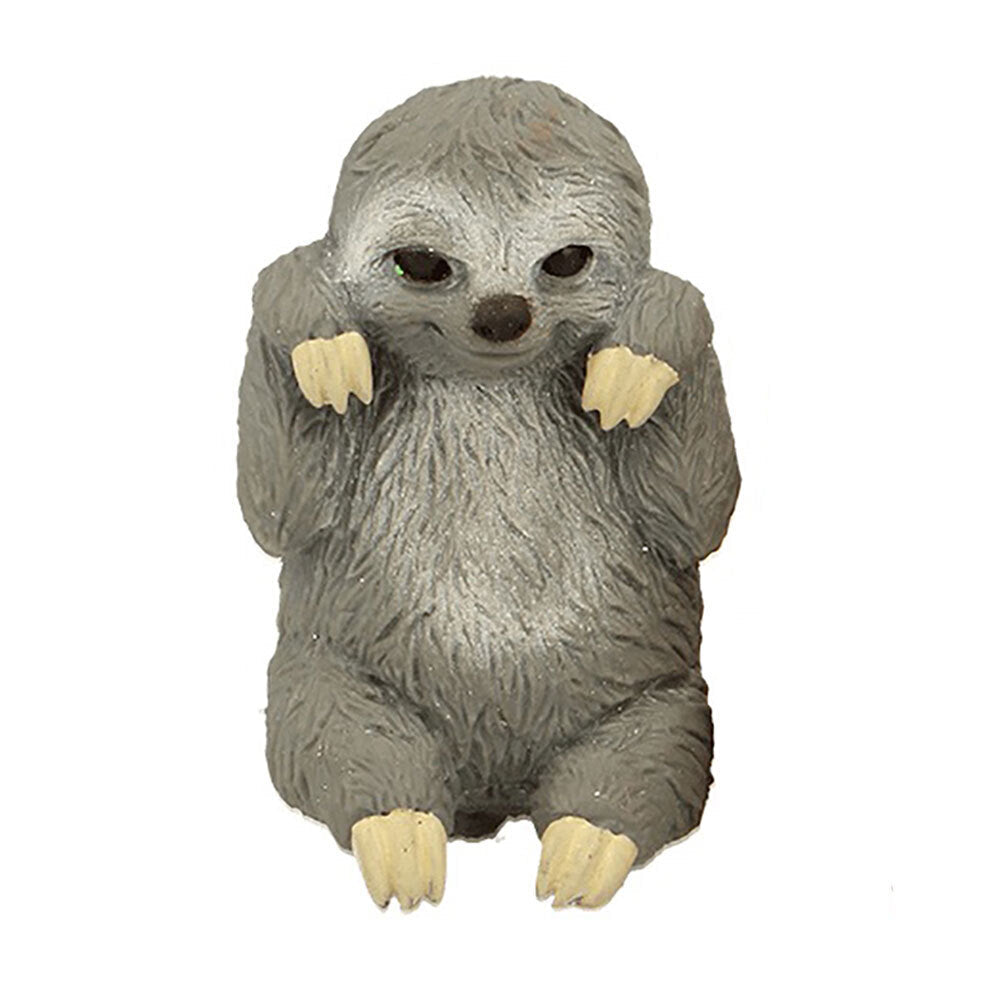 Fumfings Novelty Cute Beanie Sloth 8cm Animal Stretchy Toys Kids/Children 0m+ (2 Pack) — image 2