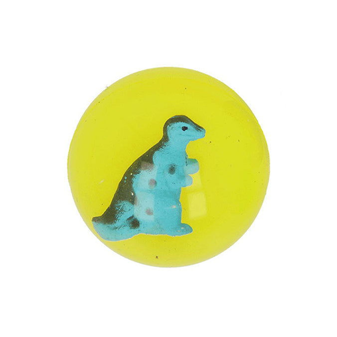 Fumfings Novelty Dinosaur Jetball 5cm Bouncy Round Ball Animal Kids 4y+ Assorted