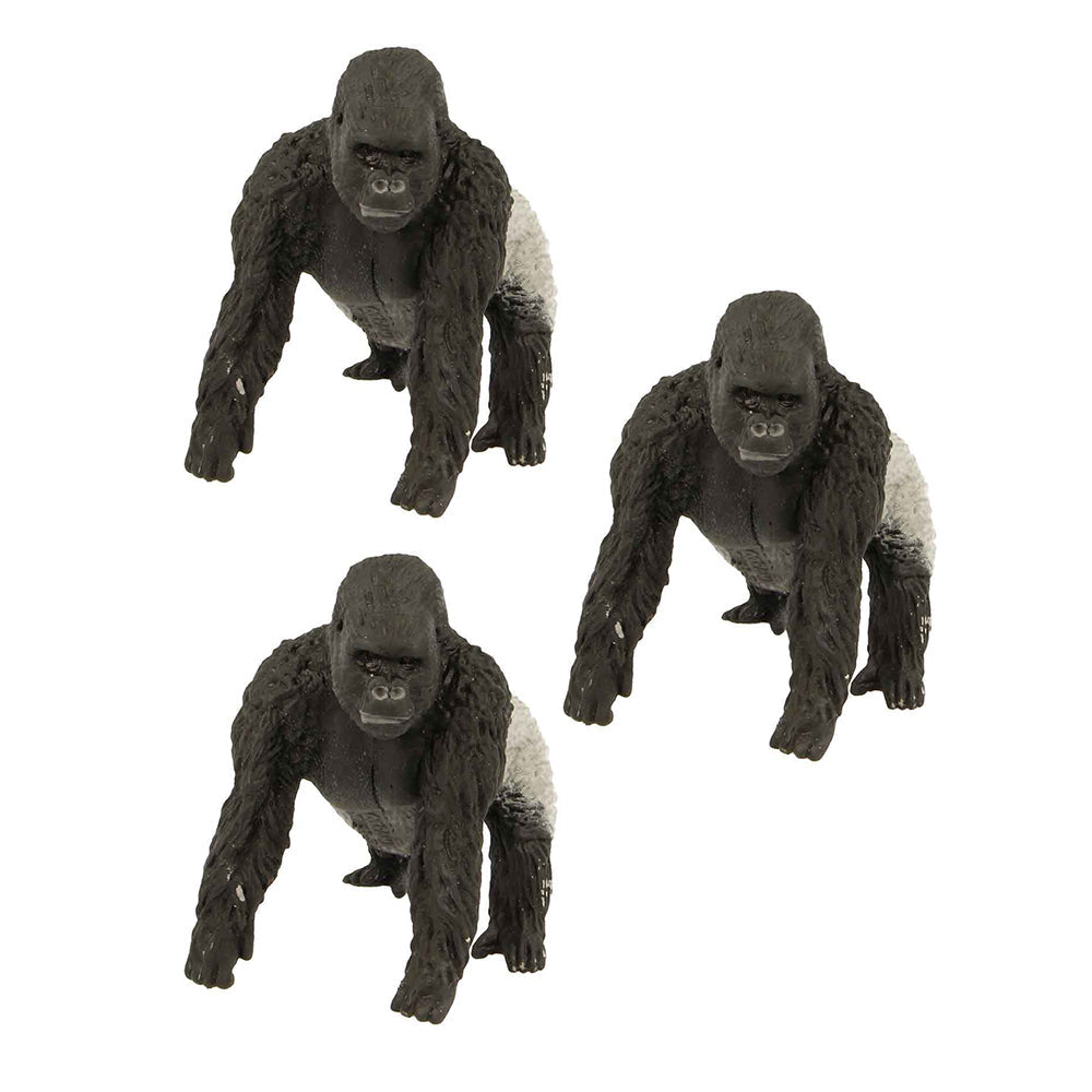 Fumfings Animal Stretchy Beanie Chimpanzee 12cm Stretch 3y+ Toys Child/Kids (3 Pack)