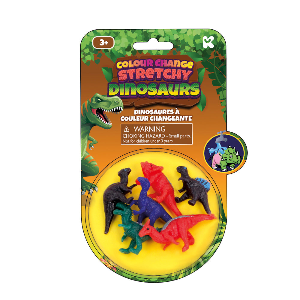Fumfings Colour Change Stretchy Dinosaurs Kids Animal Tactile Sensory Toy 3+ — image 2