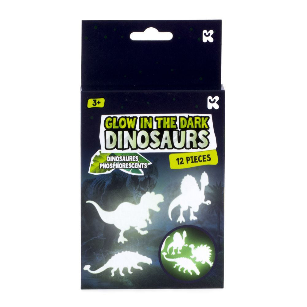 Pocket Money Fun 12pc Pocket Money Fun Glow In The Dark Dinosaurs Shapes Sticker Kids Toy 3y+ (4 Pack) — image 2