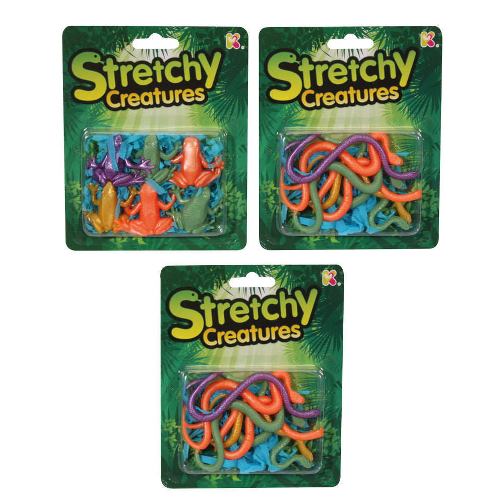 Fumfings Animal Stretchy Creatures 16cm Collectibles Prank Toy Kids 3y+ Asst (3 Pack)