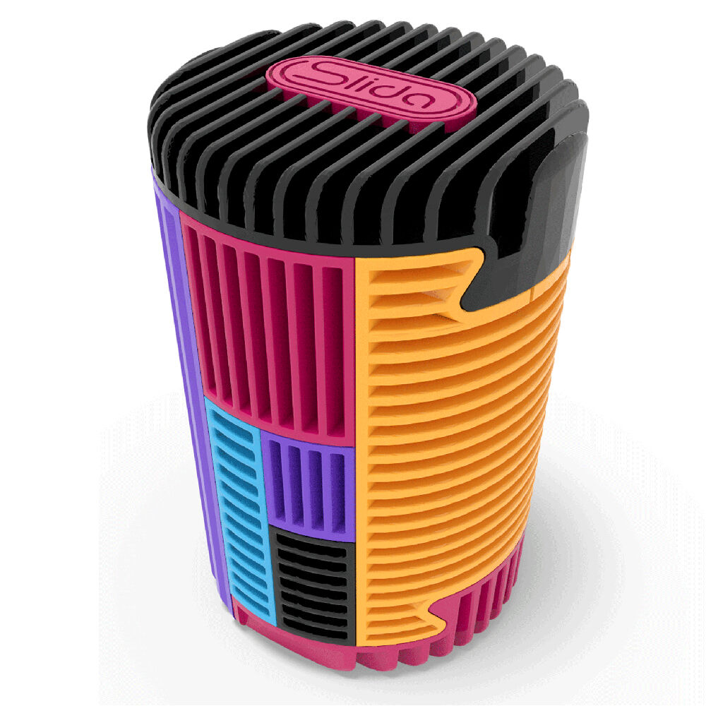 Slida Red 3D Interlocking Classic Cylinder Puzzle for Kids 6Y+ — image 2